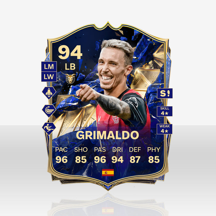 TOTY FC25 - Grimaldo - 11GOATS premium acrylic card