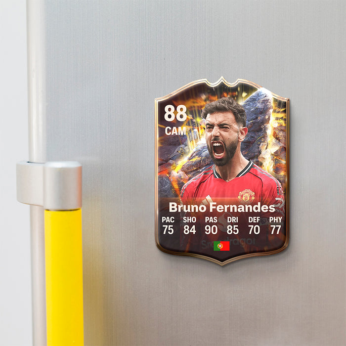 Fridge Magnet - Bruno Fernandes - 11GOATS premium acrylic card