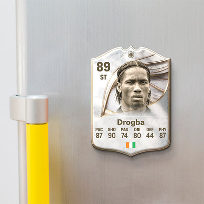 Fridge Magnet - Drogba - 11GOATS premium acrylic card