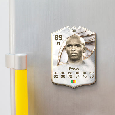 Fridge Magnet - Eto'o - 11GOATS premium acrylic card