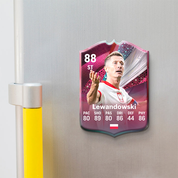 Fridge Magnet - Lewandowski - 11GOATS premium acrylic card