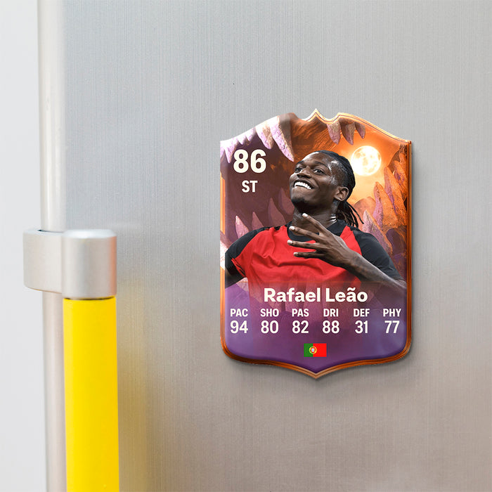 Fridge Magnet - Rafa Leao - 11GOATS premium acrylic card