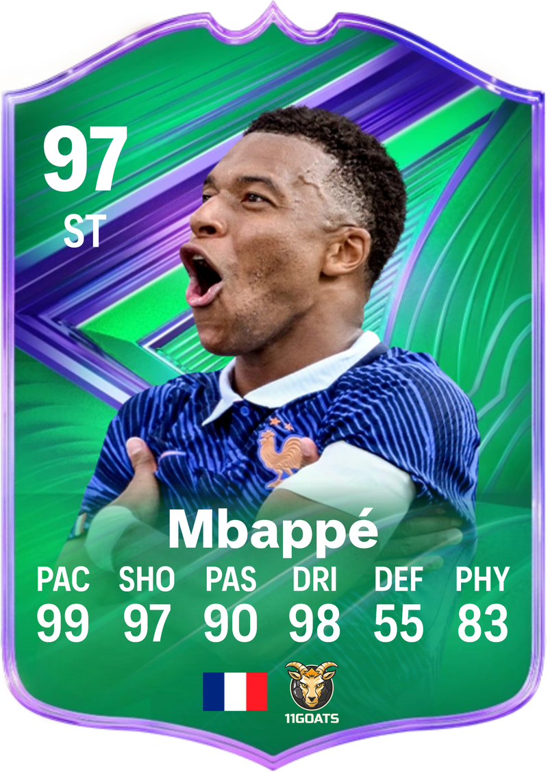 Mbappe Total Rush acrylic card by 11GOATS
