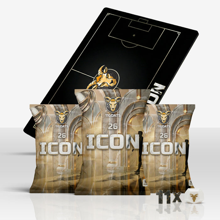 Mega Bundle Icon Triple Threat FC26 - 11GOATS premium acrylic card