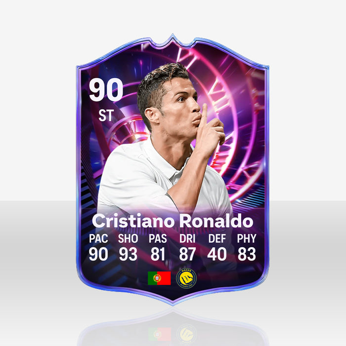 Fifa Card FC26 Time Warp - Cristiano Ronaldo - 11GOATS premium acrylic card