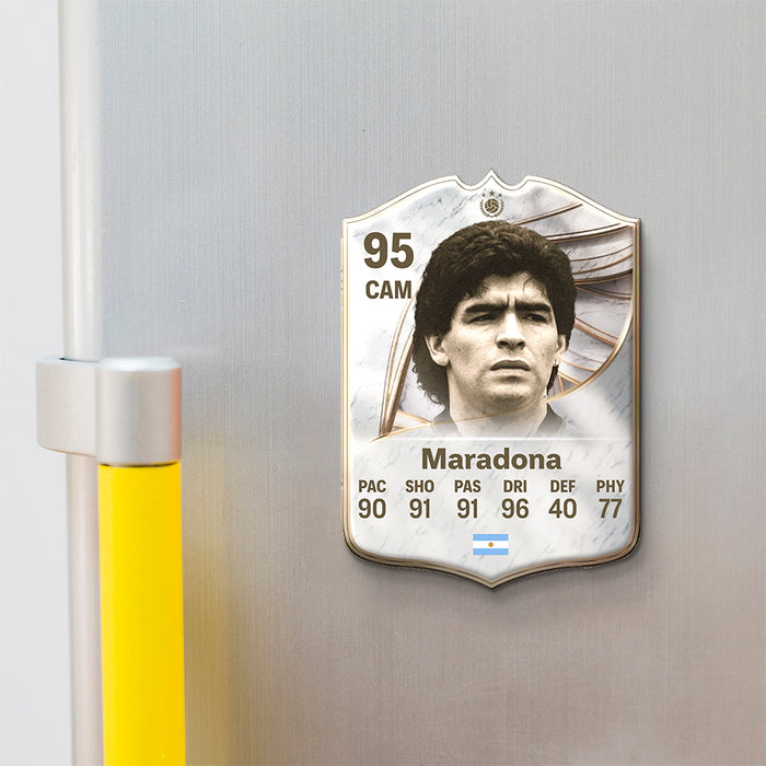 Fridge Magnet - Maradona - 11GOATS premium acrylic card