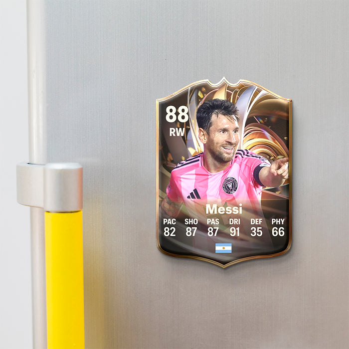 Fridge Magnet - Messi - 11GOATS premium acrylic card