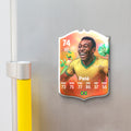 Fridge Magnet - Pele - close-up detail