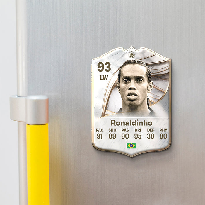 Fridge Magnet - Ronaldinho - 11GOATS premium acrylic card