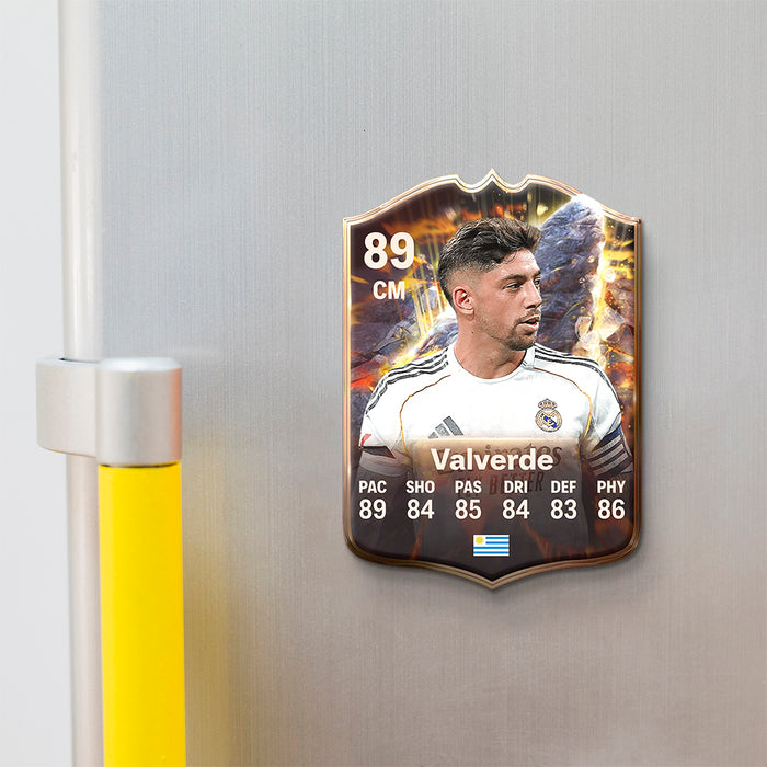 Fridge Magnet - Valverde - 11GOATS premium acrylic card