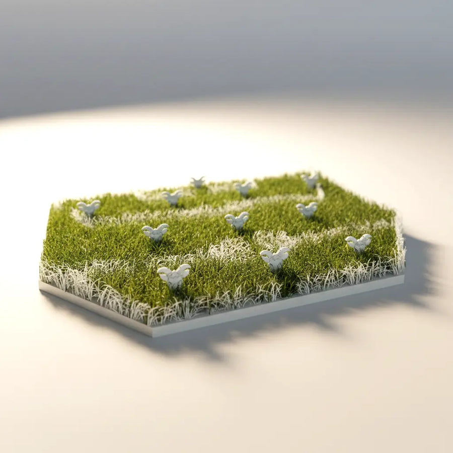 mini real life field XI for displaying fifa cards pack