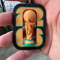 Trophy Keychain Spinner 2026 - spinning detail by 11GOATS