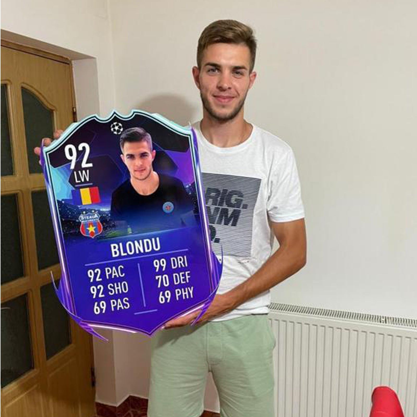 Blondu Custom Card