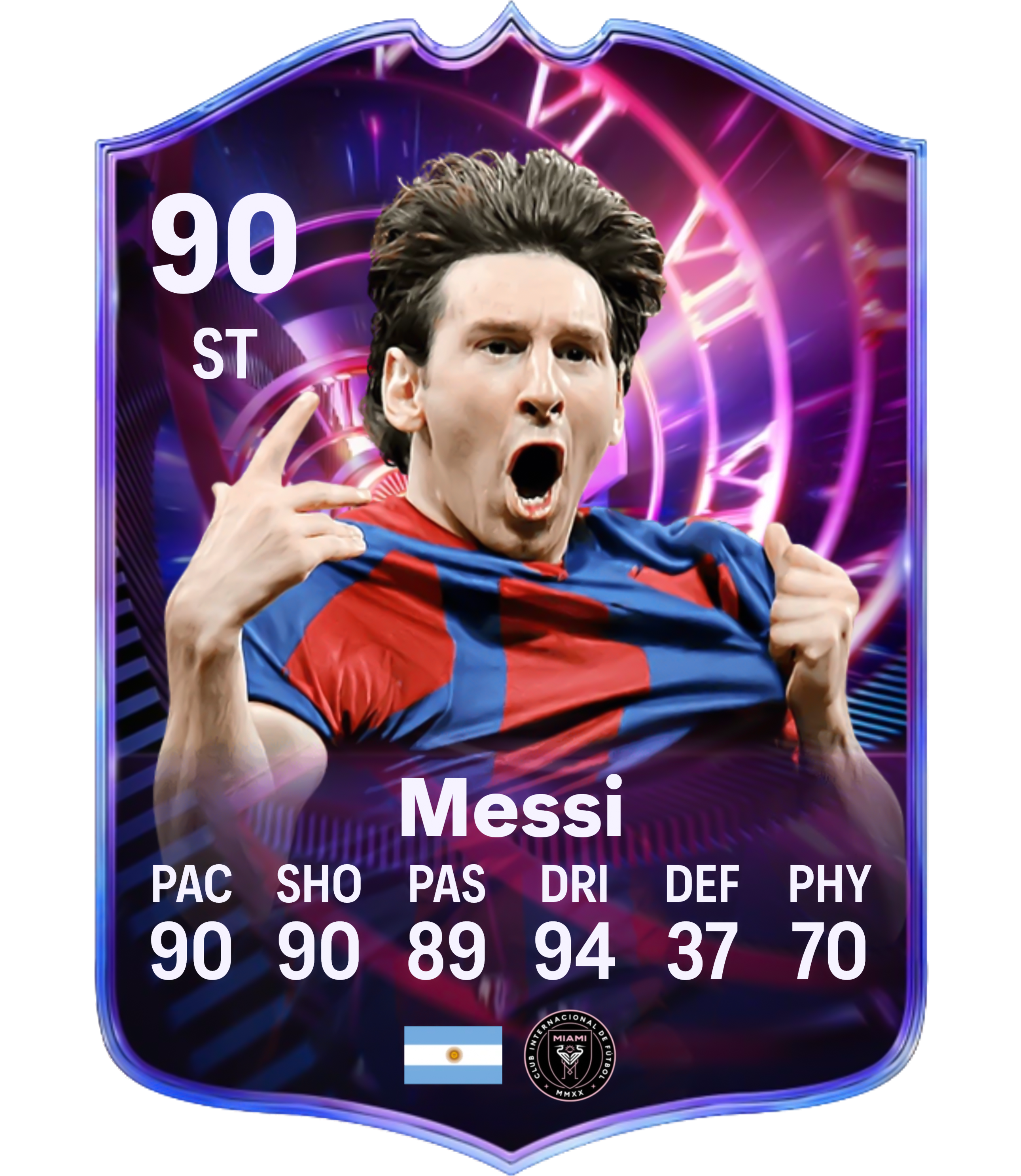 A5 Player Card